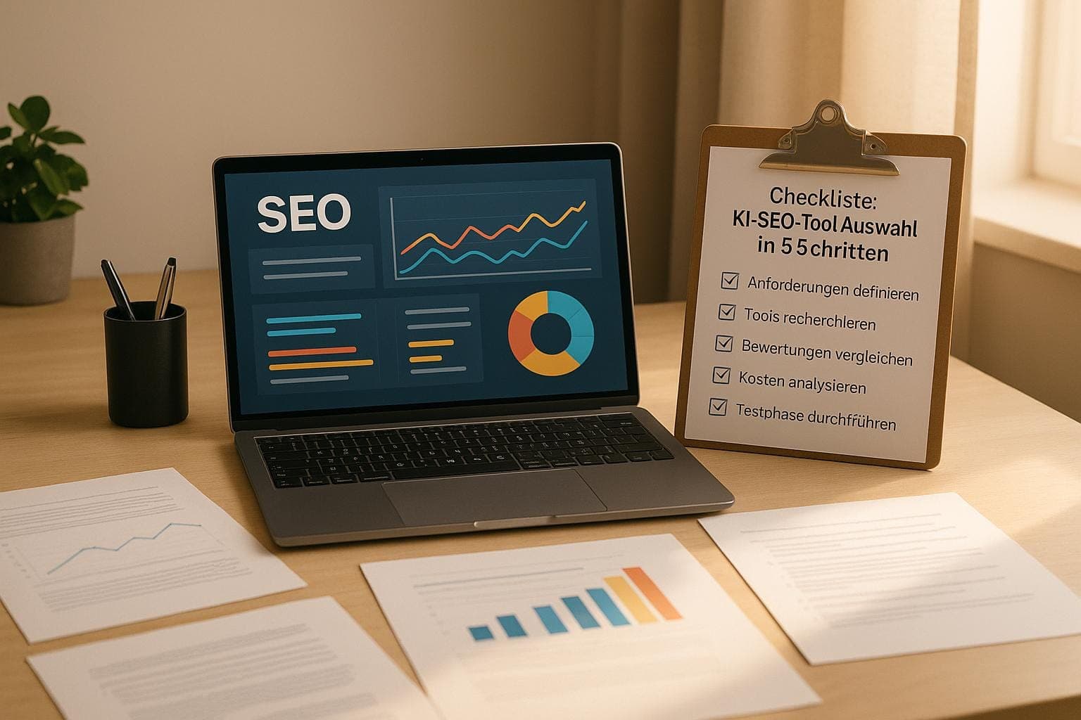 Checkliste: KI-SEO-Tool Auswahl in 5 Schritten