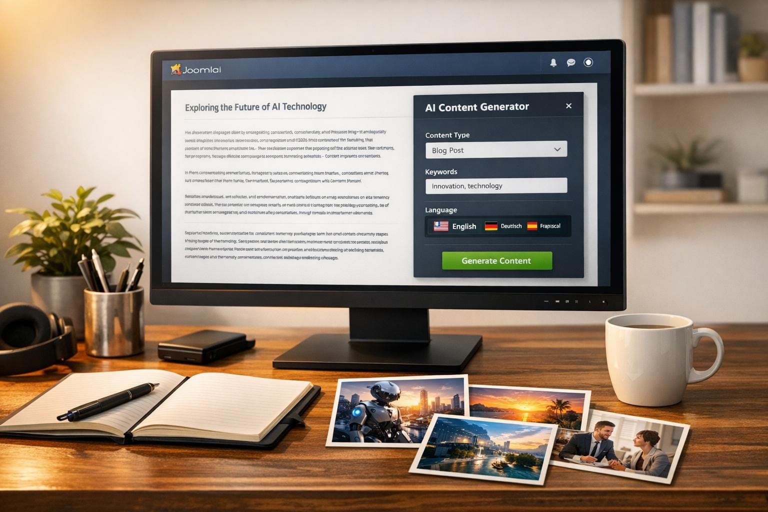 Joomla AI-Plugins für Content-Generierung